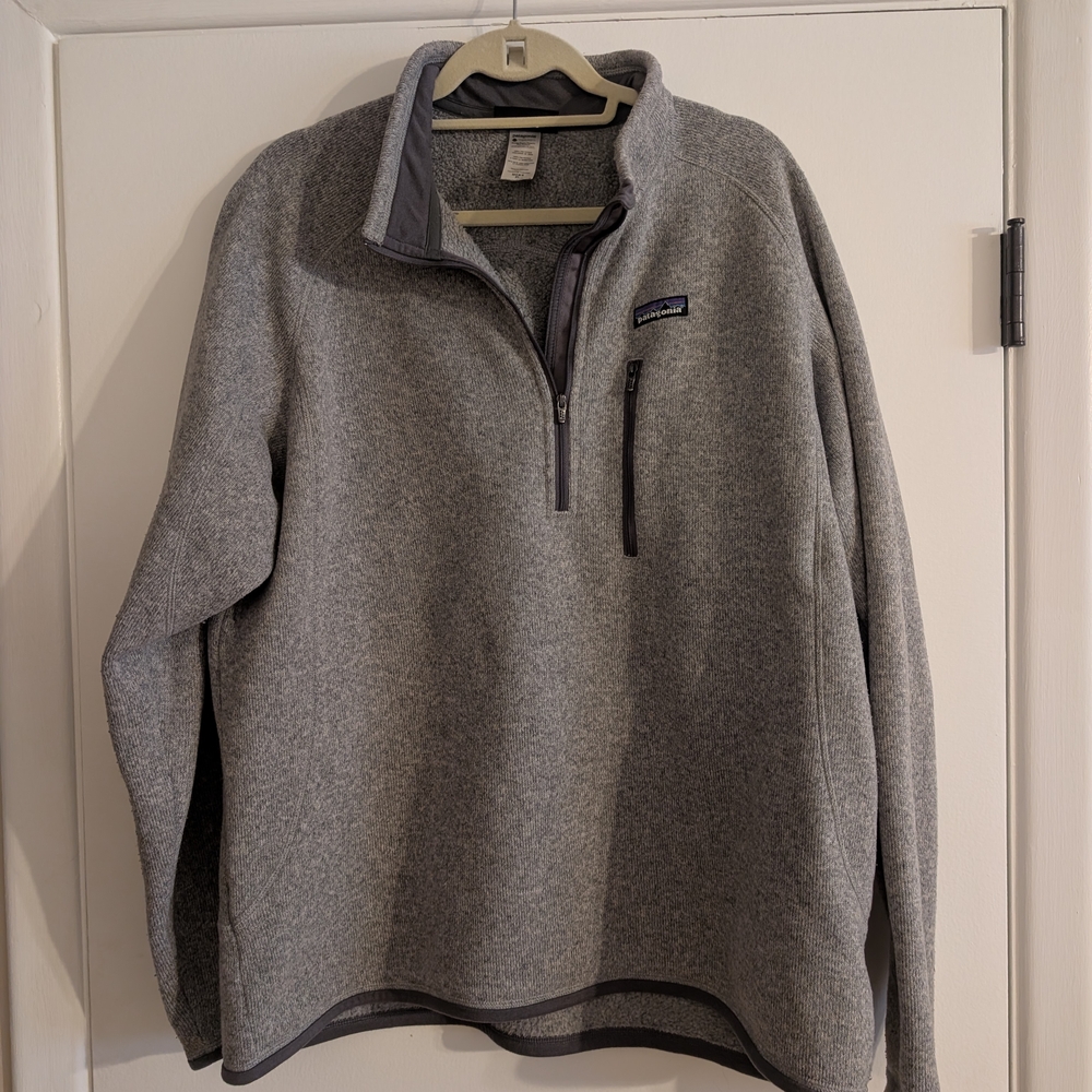 Patagonia Men’s Half-Zip Fleece Pullover - Heather Gray
